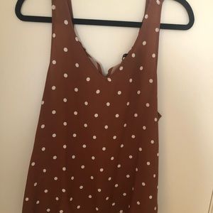 Polka dot tank